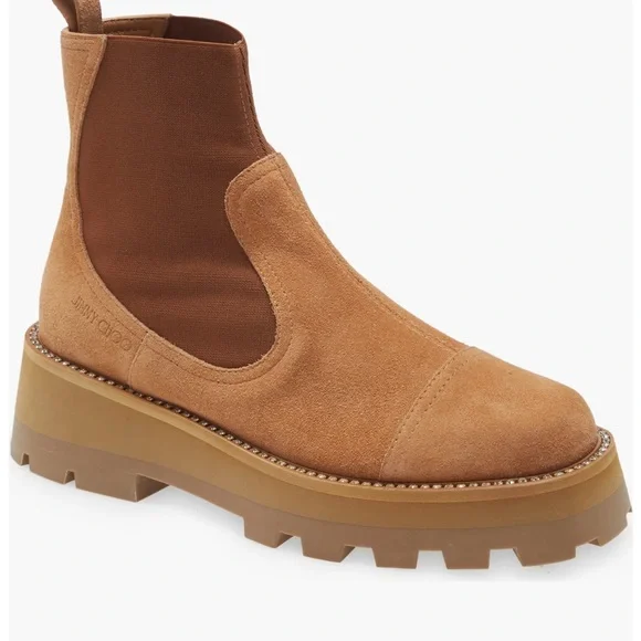 Jimmy Choo Clayton flat Chelsea boot with rhinestones - Picture 4 of 6